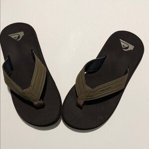 Quiksilver Kid’s Olive and Black Sandals